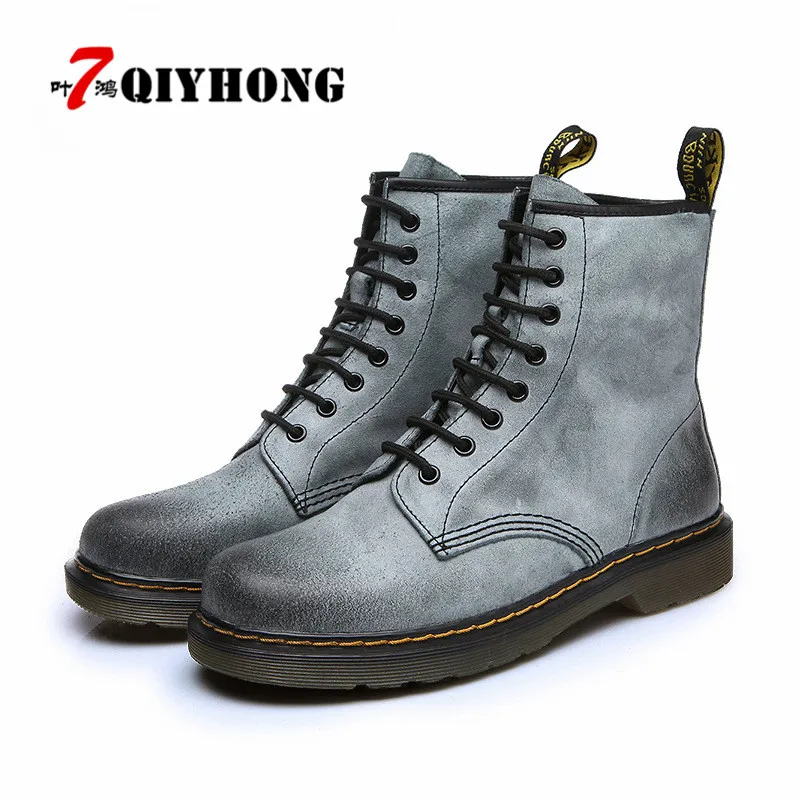 

Size35-44 Fashion Boyfriend Style Motorcycle Boots For Woman 2018 Spring Autumn Women Martin Boots Real Leather Zapatos Mujer