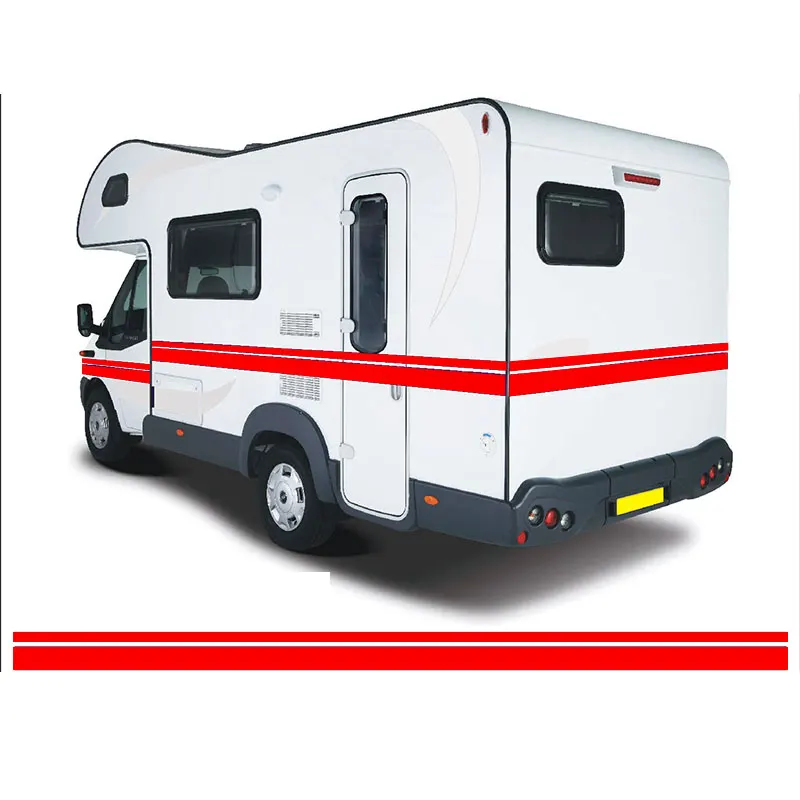 10 м дом на колесах виниловые полосы графика наклейки CAMPER VAN CARAVAN HORSEBOX da4-0036