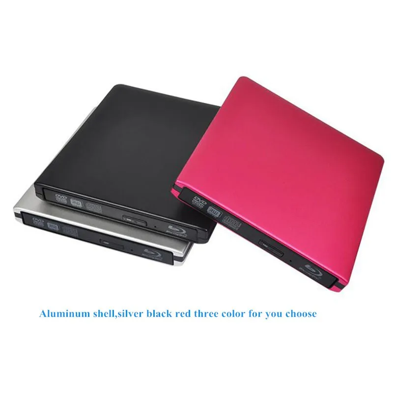 Внешний USB 3,0 Blu-Ray привод 3D Blu-Ray плеер Внешний DVD привод BD-ROM DVD-RW записывающая горелка для ноутбука Apple Macbook