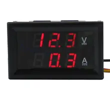 DC 4.5-30V 0-50A Red LED Digital Volt Meter Ammeter Voltage AMP Power Tester Tools New 2017