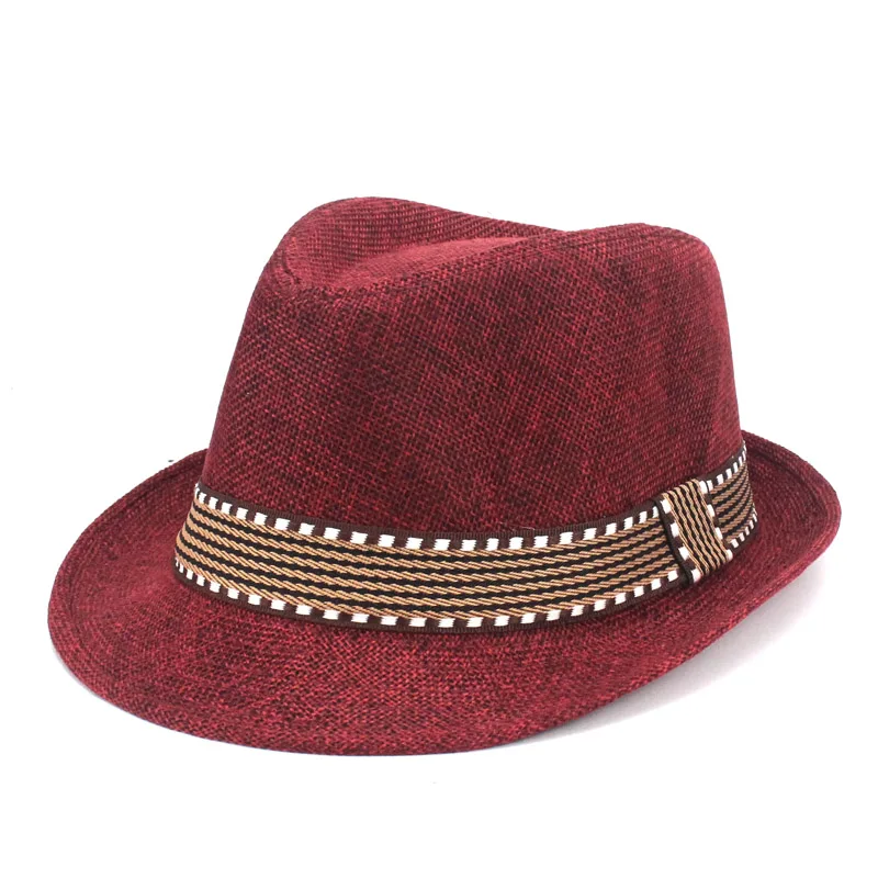 Children Jazz Cap Sun Cap Summer Hat For Girls Boys Panama Hat Photography Props 2-6 Years old 52CM