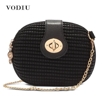 

women bag handbags tote over shoulder crossbody sling summer leather round small chain Lock zipper phone luxury brand black