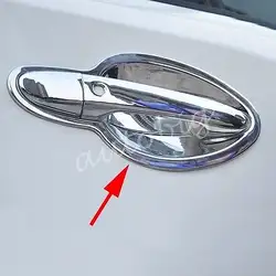 Литья отделка Chrome дверные ручки чаши чашки крышка для Mazda 2 Demio 2015 2016 DJ DL