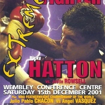 Ricky Hatton vs Justin Rowsell Movie Poster (11 x 17)