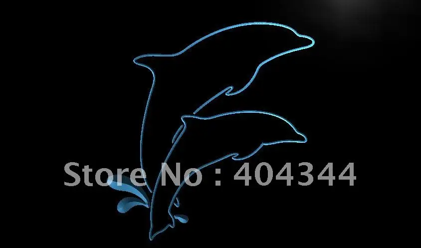 LK338- Dolphins Display Ocean Life NEW LED Neon Light Sign home decor crafts | Дом и сад