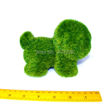 

MEDIUM MOSS PUPPY DOG ARTIFICIAL GRASS HOME GARDEN EASTER DECORATION ORNAMENT