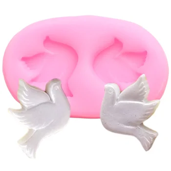 

Pigeon Bird Silicone Fondant Mold Cake Decorating Tools Polymer Clay Chocolate Gumpaste Candy Moulds
