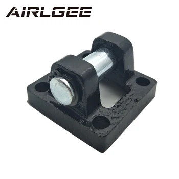 

0.55" Diameter Pin 4 Bolt Holes Pneumatic Pivot Clevis Mounting Bracket for Air Cylinder