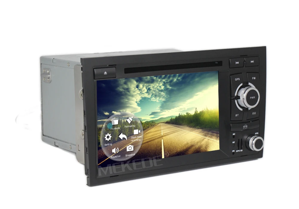 Excellent MEKEDE android 7.1 quad core car audio dvd automotivo for Audi/A4 S4 RS4 2002-2008 Video Player GPS with car dvd gps auto radio 14