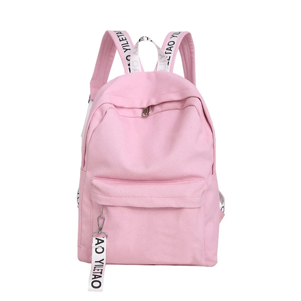 Fashion Canvas Backpack Women Children Schoolbag Back Pack Leisure