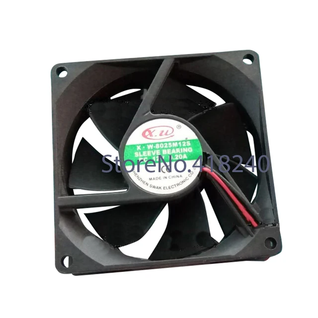 Buy Embroidery Machine Accessories -Fan 8*8* High 2.5CM 12V Fan 8x8 Thickness 2.5cm Online
