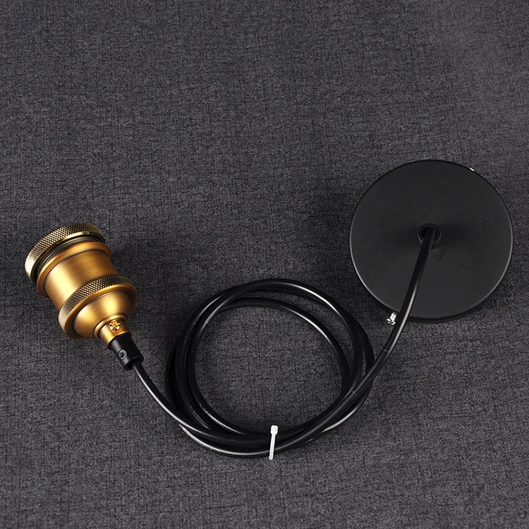 Copper Pendant Light E27 Lamp holder for 110V 220V led/Incandescent