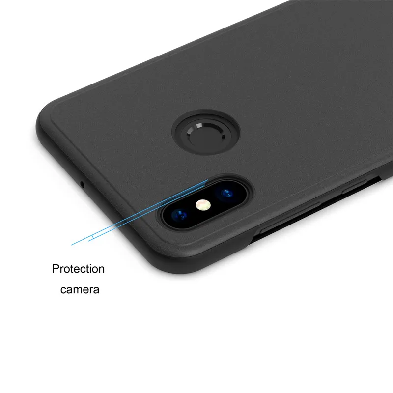 Mirror Smart View Case For Xiaomi Redmi 5 Plus Note 5 Note5A Note4 Global Note 4X Note 3 Pro Prime Mi 8 SE 6 Leather Flip Case Mirror Smart View Case For Xiaomi Redmi 5 Plus Note 5 Note5A Note4 Global Note 4X Note 3 Pro Prime Mi 8 SE 6 Leather Flip Case
