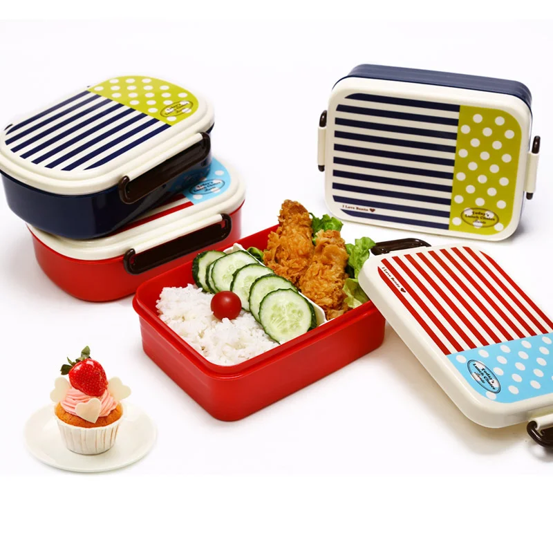 New Japanese Style Plasstic Sushi Food Storage Container For School Kids Portable Travel Camping Bento Lunch Box China Meal Prep