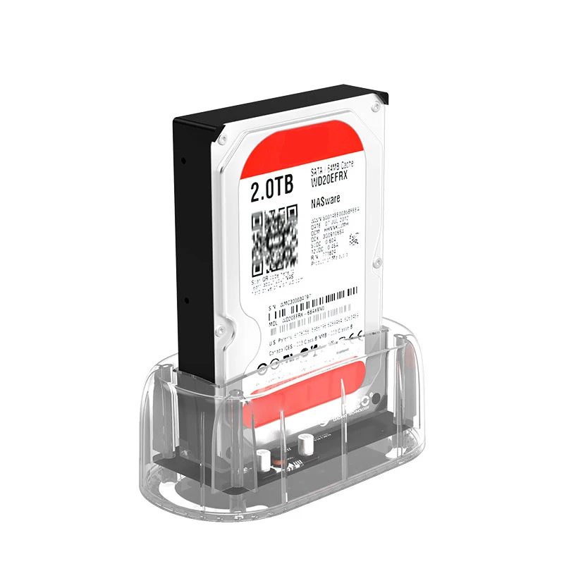 Orico 3 5 дюйма корпус для жесткого диска Usb 0 Гбит/с Sata Hdd Чехол прозрачный док станция