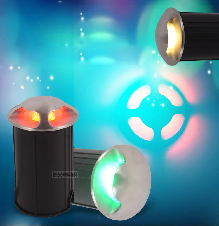 Goedkoop LED Stap lights 12 V 1 W LED Verzonken trappen licht waterdicht IP67 Outdoor ondergrondse Verlichting tuin Landschap lichten muur