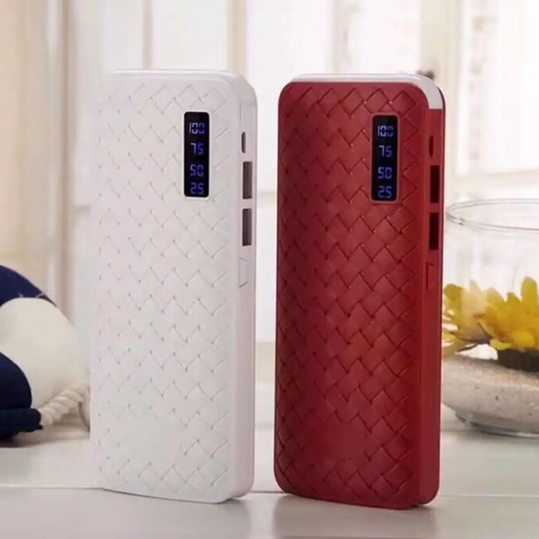 

30000 mAh Large Capacity Charger LED Digital Home Casual Display Power Bank Double USB For Xiaomi MI iPhone Samsung