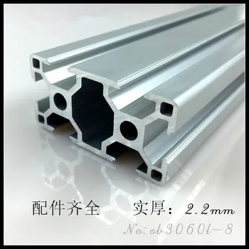 

3060 aluminum extrusion profile european standard length 900mm wall thickness 2.2mm industrial workbench 1pcs