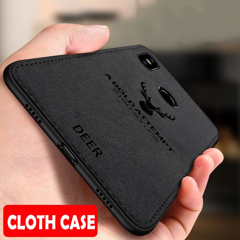 

Shockproof Deer Cloth Cases For Xiaomi Mi 9 8 SE A2 Lite A1 6X 5X Pocophone F1 Redmi Note 7 Note 6 5 pro 6A 5A Prime Cover Coque