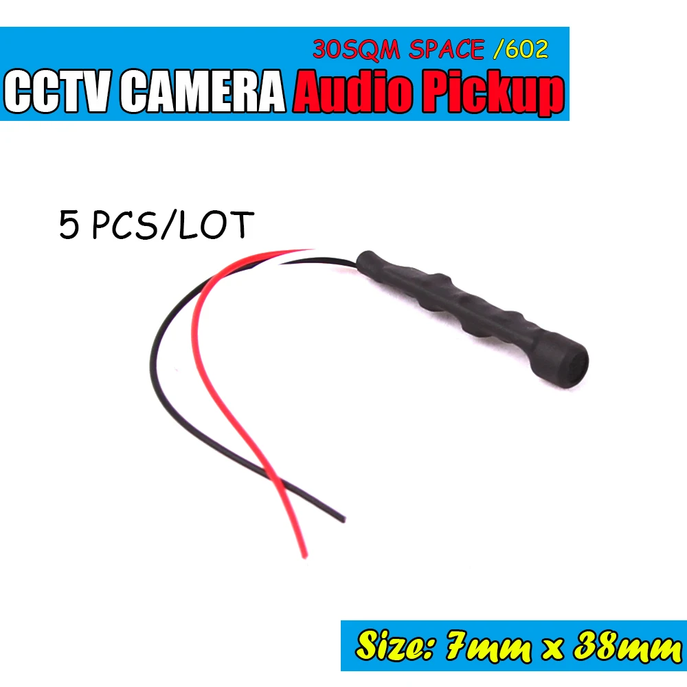 

High Quality Type Audio Pickup Microphone Sound Monitor for CCTV System