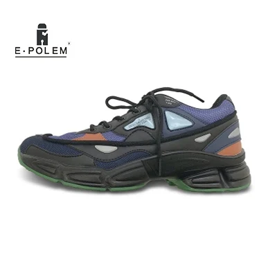 

Spring New Street Fashion Men's Youth Casual Shoes Ins Fight Color With Breathable Increased Shoes Thick Bottom