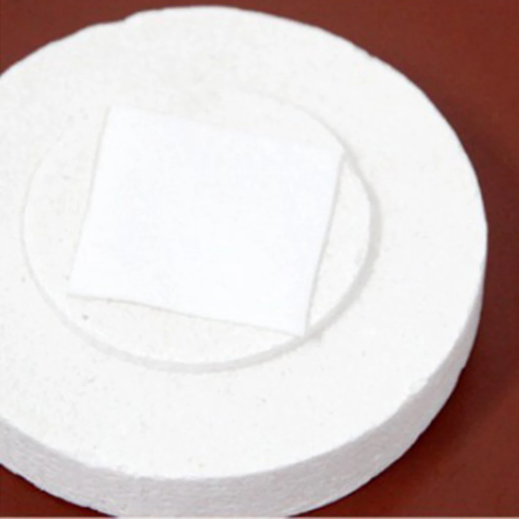 10 Sheets Microwave Kiln Glass Fusing Paper Ceramic Fiber White for Glass Art Jewelry Making