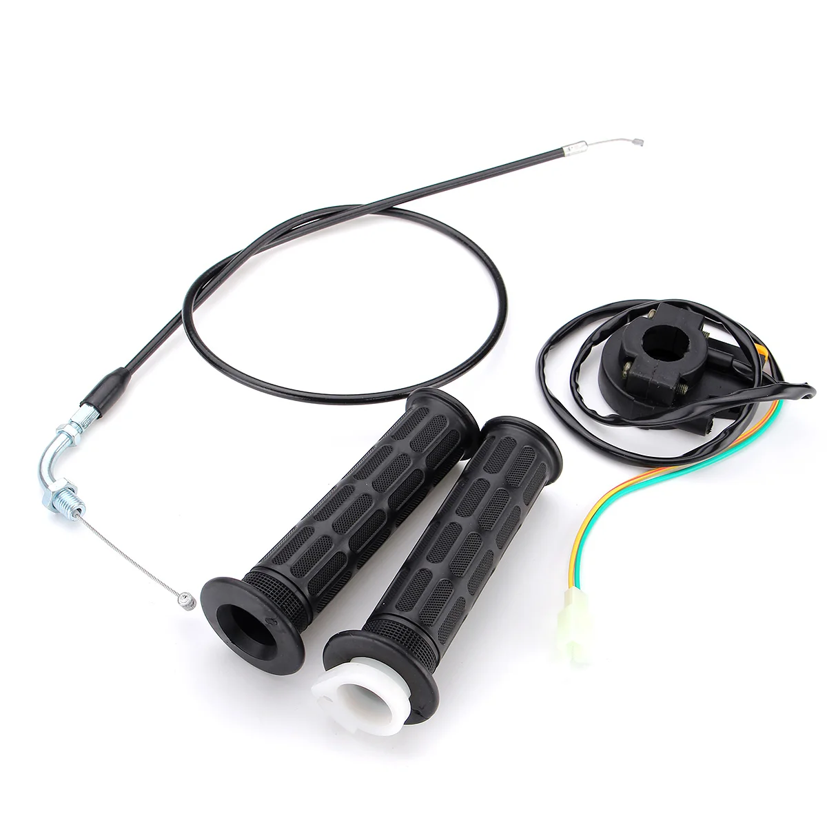 

Motorcycle Handlebar Hand Grips Throttle Cable Kill Switch For 49cc-80cc Engine Parts Motorized Bicycle Push Bike
