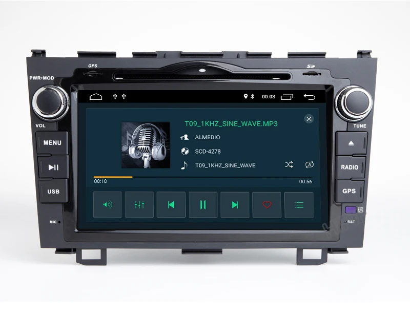 Clearance IPS 1024*600 Car Radio Multimedia Player 8" Android9.0 Auto DVD Radio navigation for Honda CRV 2007-2011 stereo wifi navi gps 11