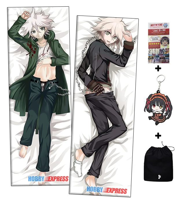 Наволочка для обнимания в японском стиле хобби Экспресс Nagito Komaeda Dangan Ronpa Dakimakura