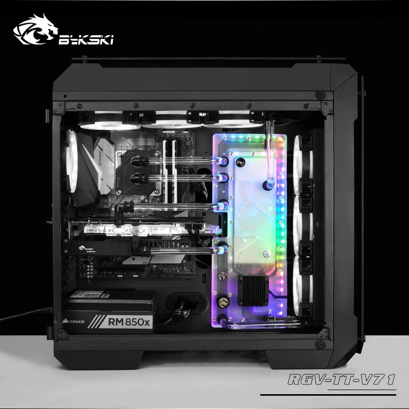 Акриловая доска BYKSKI водо канальное решение используемое для ThermalTake/Tt V71