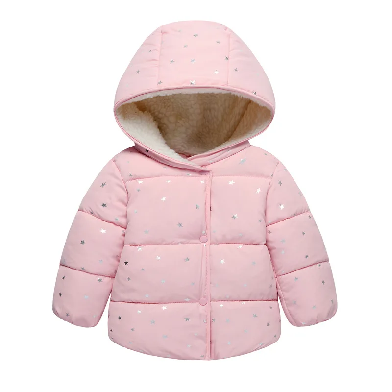 Куртка для маленьких девочек г. Осенне-зимняя куртка для девочек, пальто детская теплая верхняя одежда с капюшоном, пальто для девочек, одежда детская куртка для мальчиков