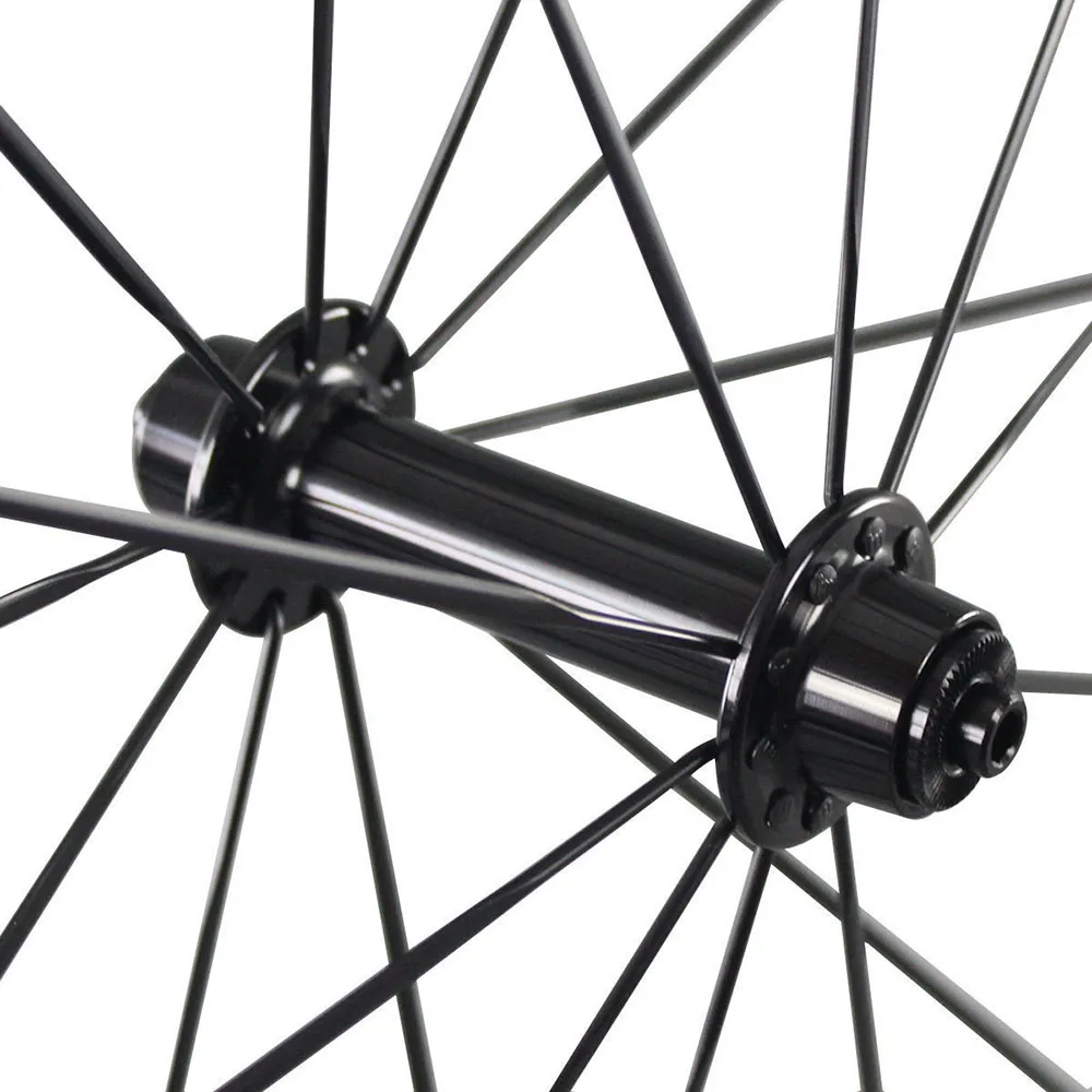 Cheap ELAPTOP Carbon Wheels Super Light 38mm 50mm 88mm Deep R13 Front Rear Bicycle Clincher Road Bike Wheelset 23mm V Brake Wheels 700 1