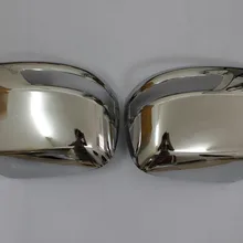 Для Toyota Land Cruiser Prado FJ150 2010 2011 2012 ABS хромированный Боковая дверь Зеркало накладка на зеркало заднего вида отделки