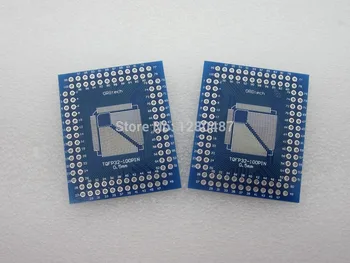 

20pcs/lot FQFP TQFP 32 44 64 80 100 LQF SMD turn dip 0.5/0.8 mm adapter plate &