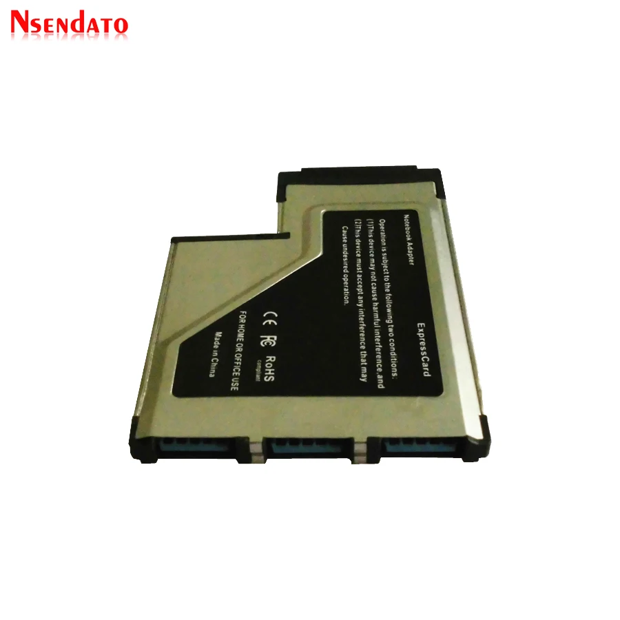 PCI-E Express Card 34mm 54mm Hidden USB 3.0 Adapter 3 Port For PC