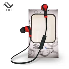 TTLIFE 2017 Original Sports Wireless Bluetooth Earphones Stereo Earbuds Bass Headsets with Mic In Ear for