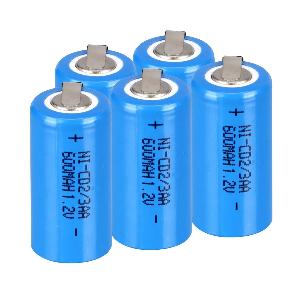 2/3 AA Аккумуляторная Батарея 600mAh Ni-Cd nicd 1,2 V батареи синий-чем больше, тем дешевле