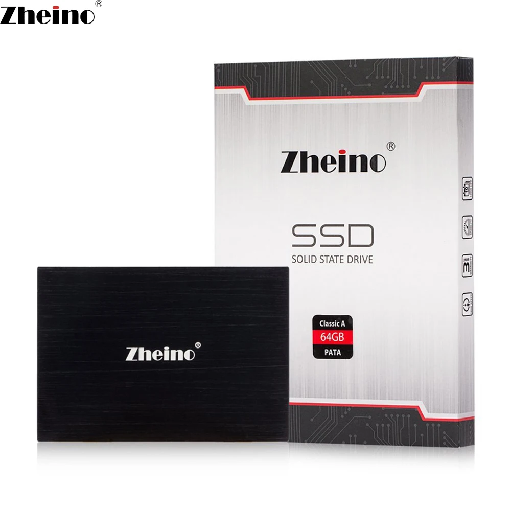 Zheino 2.5 inch PATA/IDE 64GB (MLC NAND Flash) SSD 44PIN Solid State Disk for Laptop IBM X31 X32  T41 T43 T43P R51 V80 R60