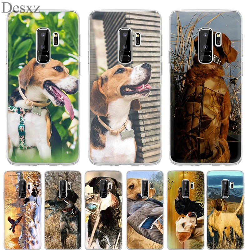

Phone Case Cover Hunting Dog For Samsung Galaxy S6 S7 Edge S8 S9 Plus Note 8 9 Protection