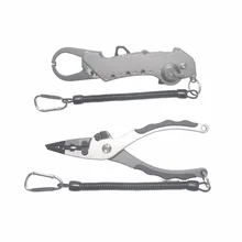 2018 New design Aluminium Fishing Lip Grips With Multifunction Fishing Pliers Fishing Tackle Tool For Fishing new style folding fishing lip grip fishing gripper fishing tool with light weight aluminium fishing pliers tackle