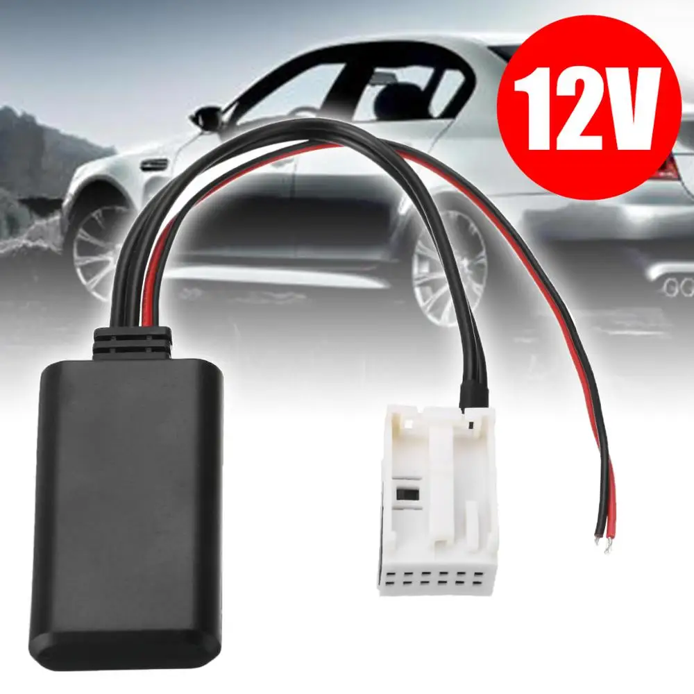 12Pin 12V Радио стерео Aux адаптер профессиональный bluetooth аудио кабель для BMW E60 2004 2010 E63