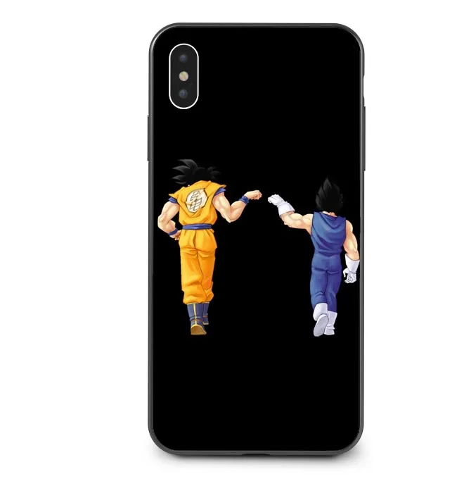 Горячая Dragon Ball Z Super DBZ Goku сайан вежета DBS мягкая задняя крышка чехол для iPhone 6 6S plus 7 8 plus X XS MAX XR 11 Pro Max - Цвет: TPU