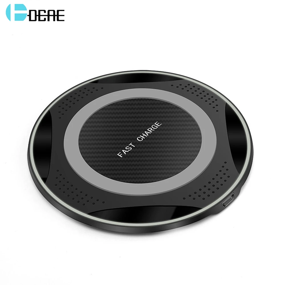 

Fdgao QI Wireless Charger Fast Charging Pad USB 10W Quick Charge For iPhone 8 X XS Max XR Samsung S9 S8 Note 9 8 Xiaomi Mix 3 2s