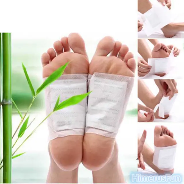10 detox foot pads patch detoxify toxins with adhesive keeping fit
