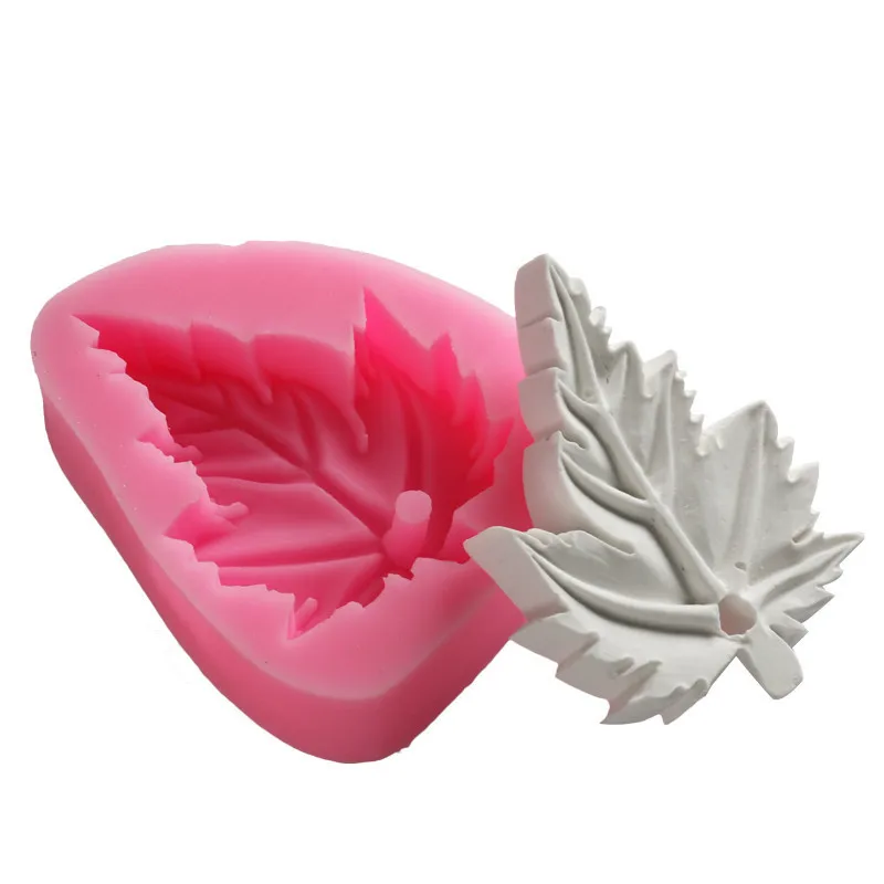 3D Silicone Maple Leaf Mold Cake Decoration Tools Fondant Mold Silicone Cookie Jelly Ice