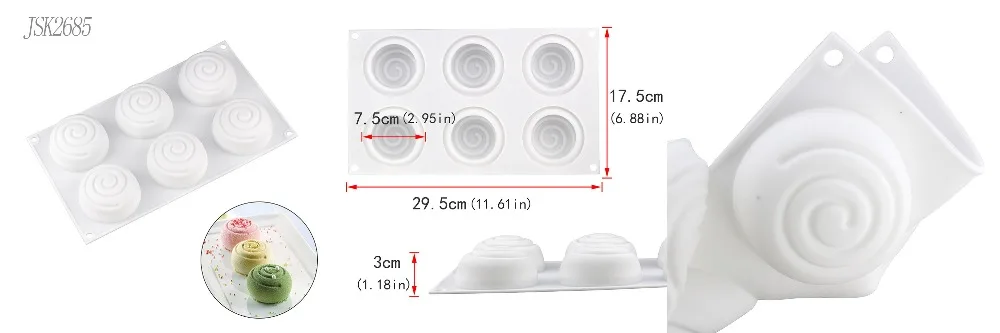 Silicone Cake Mold ToolsJSK2685
