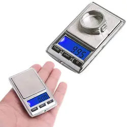 Мини карманный электронный Весы 100 г/0.01 200 г/0.01 ЖК-дисплей цифровой ювелирные двойной Вес # Y51
