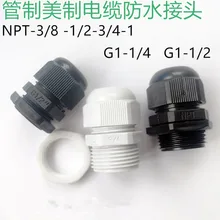 Водонепроницаемые кабельные сальники G-1-1/2(DN40) нейлоновый винт для кабеля, 20 шт/партия