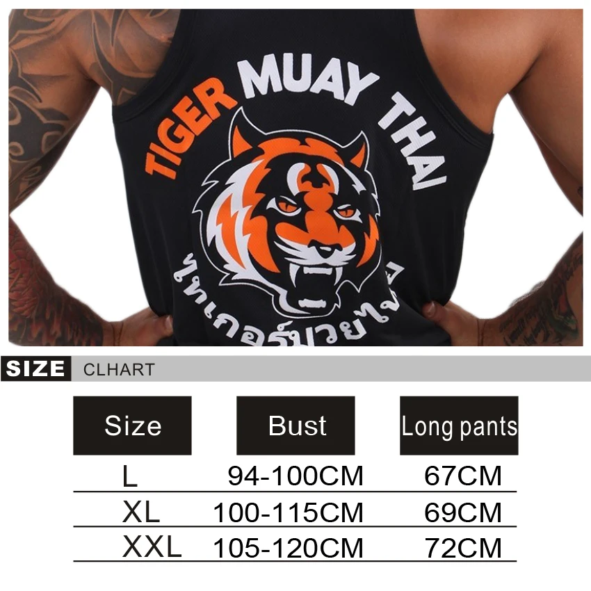 SUOTF Tiger fitness breathable fight Exercise T-shirts Running Shirt Workout Training men T-shirt Sportswear Tee sport vest men