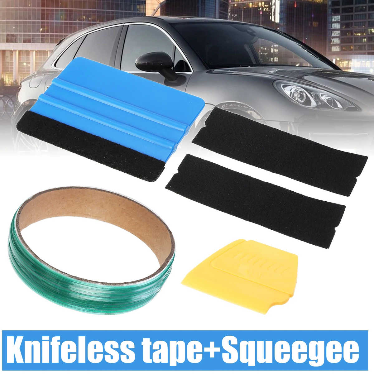

1set 10M Vinyl Car Wrap Knifeless Tape Design Line Auto Stickers Cutting Tool Vinyl Film Wrapping Cut Tape Accessories Kit
